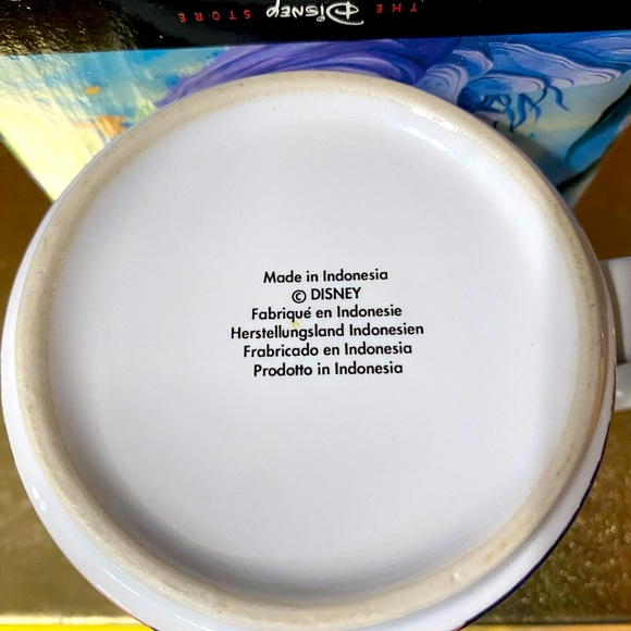 DISNEY STORE EXCLUSIVE VTG 90’s NWT THE LITTLE MERMAID COLLECTIBLE CERAMIC MUG - Picture 16 of 16